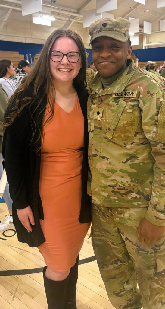 Maddie and her husband, Torez.